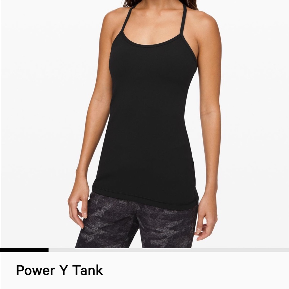 Lululemon power Y tank - Picture 1 of 5